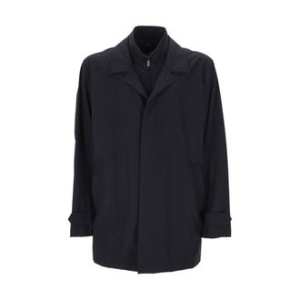 Fay Light Jackets, male, Blue, Size: M Morning Jacket
