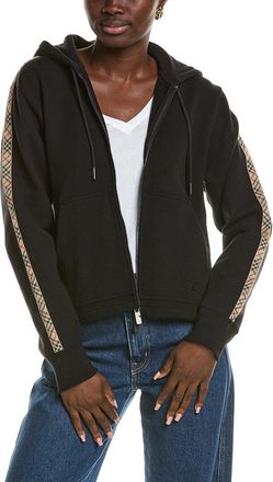 Burberry Check Tape Zip Hoodie