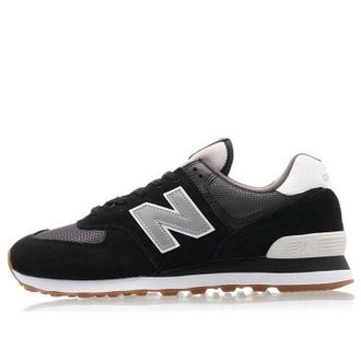 New Balance 574 Series Retro Jogging Shoes Black ML574SPT