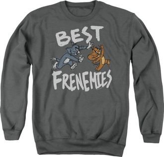 Gildan Tom And Jerry Movie Best Frenemies Adult Crewneck Sweatshirt