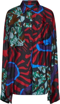 Dries Van Noten Overhemden - Dames - Overhemden - Veelkleurig - L - Overhemden