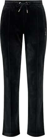 Juicy Couture Stijlvolle Broek - Dames - Slim Fit Broeken - Zwart - S - Polyester - Broeken