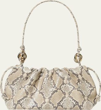 Loeffler Randall Kiri Snakeskin Shoulder Bag