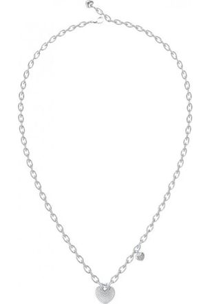 Guess Womens JUBN05212JWRHT-U Ladies Necklace - Silver Stainless Steel - One Size