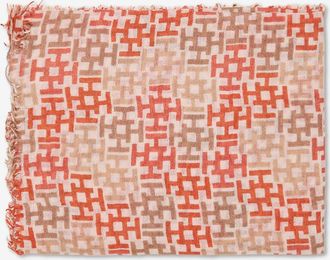 Hemisphere Rechteckige Kaschmirstola mit Triple H Logo