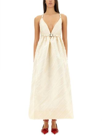 Ganni Taffeta Dress
