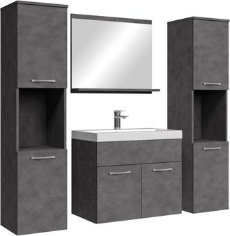 Badplaats Conjunto De Muebles De Ba&ntilde;o Montreal Xl 60 X 35 Cm - Gris - Mueb