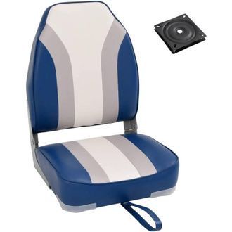 vidaXL Silla Plegable Para Barco Con Respaldo Alto Vidaxl
