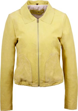 Freaky Nation Lederjacke FREAKY NATION Sweet Girly-FN, Damen, Gr. M (38), gelb, Oberstoff: 100% Leder; Futter: 100% Baumwolle, normal, Jacken Lederjacke