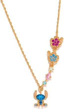 Girls Crew x Disney Stitch Pendant Necklace in Gold at Nordstrom