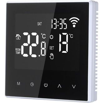 OEM Termostato Inteligente, Controlador Digital De Temperatura, Calefacci&oacute;n El&eacute;ctrica Por Suelo Radiante Programable Semanalmente Con Gran Pantalla Lcd, P