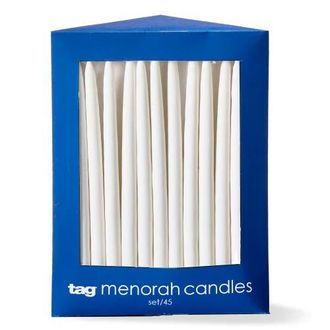 Tag Hanukkah White Taper Candles Set of 5 for Celebrations at Nordstrom