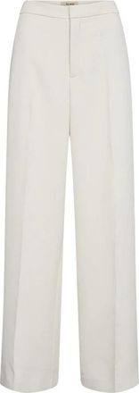 Mos Mosh MOS Mosh, Broeken, Dames, Beige, XS, Polyester, Klassieke hoge taille broek in Ecru