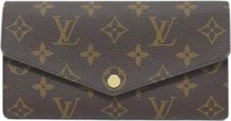 Louis Vuitton Pre-owned Wallets, male, Brown, Size: ONE SIZE Pre-owned Monogram Long Wallet