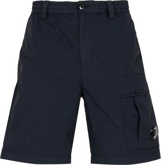 C.P. Company Casual Shorts - Heren - Korte Broeken - Blauw - XL - Katoen - Korte Broeken