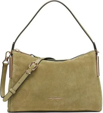 Karl Lagerfeld Valerie Crossbody in Olive at Nordstrom