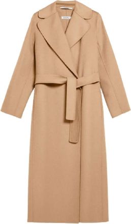 Max Mara Kameel Jassen voor Vrouwen - Dames - Jas met riem - Bruin - XS - Jassen