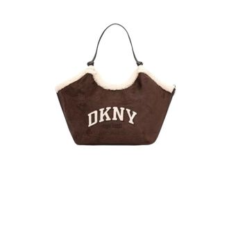 DKNY Dkny - Paula Medium Tote - Dames - Tassen - Bruin - Maat: ONE Size Leer