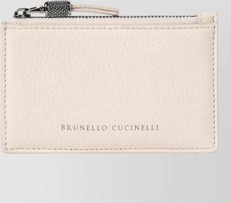 Brunello Cucinelli leather card case and coin holder