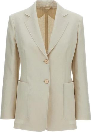 Max Mara Mujer, Chaquetas, Beige, Talla: 2XS