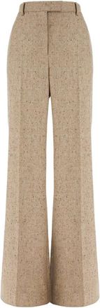 Valentino Garavani Broeken, Dames, Beige, M, Wide Broeken