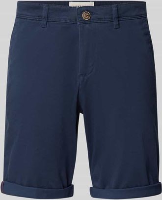 Jack & Jones Jack & Jones Regular Fit Shorts mit Eingrifftaschen Modell BOWIE in Dunkelblau, Gr&ouml;&szlig;e XXL