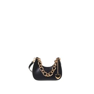 Love Moschino Dames, Tassen, Zwart, Maat: ONE Size Leer