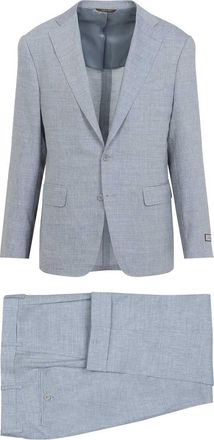 Canali Linen And Wool Suit