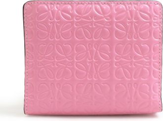 Loewe Pink Coated Canvas Wallet (Bi-Fold) (Pre-Owned)