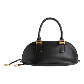 Balenciaga (WMNS) Balenciaga Bolero Bowling Bag Mini Black 8685852ACJS1000