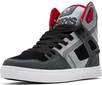Osiris Clone Mens Skate Shoes Black/Grey/Red : 10.5 D - Medium, Synthetic/Textile