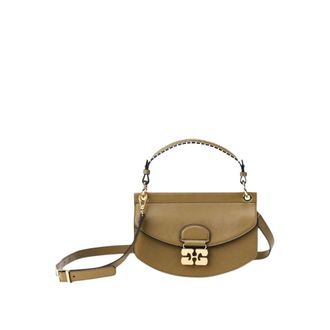 Ganni Dames, Tassen, Bruin, Maat: ONE Size Leer