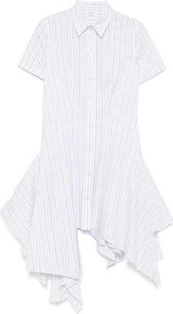 Alexander McQueen Chemisier a righe - Bianco