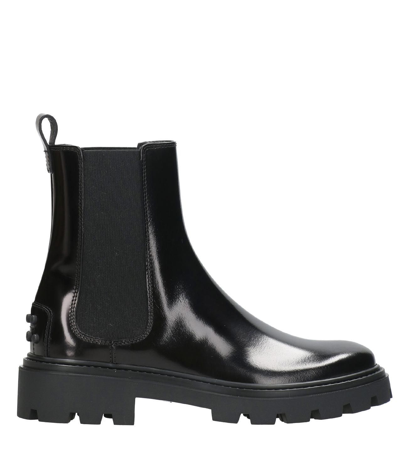 ロングブーツ TOD'S Black Leather Ankle Boots Tod's Black Leather Ankle Boots from $508.00 - on Stylight