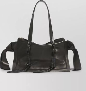 Marni small tote bag bow detail dual handles