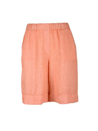Gran Sasso Pink Linen Shorts