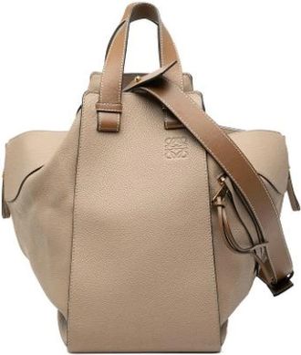 Loewe Pre-owned Handbags, female, Beige, Size: ONE SIZE Pre-owned The Hammock