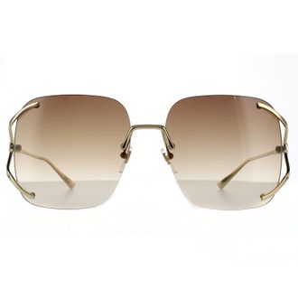 Gucci zonnebril GG0646S 002 Gold Brown Gradi&euml;nt