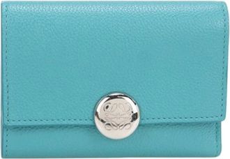 Loewe Portafoglio Pre-owned a tre ante - - Pre-owned - Donna - Blu - ONE SIZE
