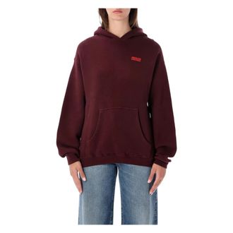 American Vintage Izubird Hoodie - Dames - Hoodies - Paars - M - Katoen - Hoodies & sweatvesten