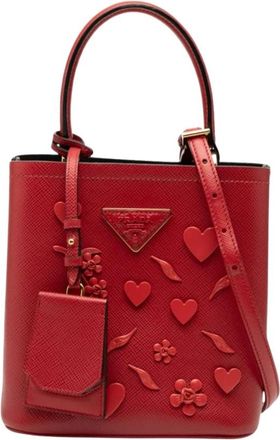 Prada Pre-owned Top Handle Bag - Dames - Vintage Tas - Rood - ONE Size - Vintage