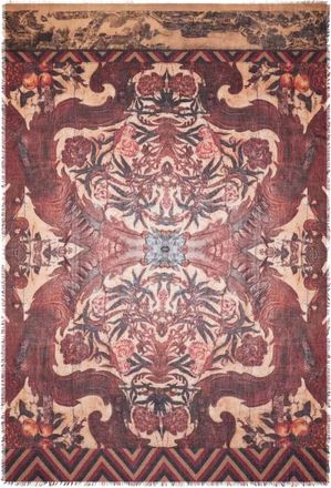Pierre-Louis Mascia Euclide Shawl - Dames - Wintersjaals - Rood - ONE Size - Kasjmier - Accessoires