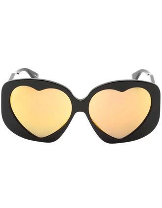 Moschino Womens Moschino Mos152 0807 Cu Black Sunglasses - Size: ONE size