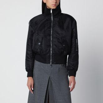 Frankie Shop Giacca bomber corta Storm nera in tessuto tecnico
