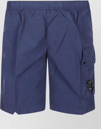 C.P. Company swim shorts elastic waistband cargo lens