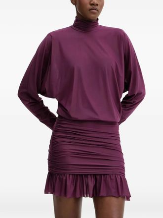 Aniye By Scandal ruffled mini dress - Red