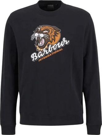 Barbour Grafische Daytona Sweatshirt Zwart - Heren - Sweatshirts - Zwart - M - Katoen - Hoodies & sweatvesten