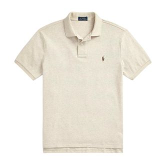 Ralph Lauren Tops, Heren, Grijs, 2Xl, Katoen, The Iconic Mesh Polo