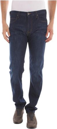 Armani Jeans Straight Jeans - Heren - Regular Fit Jeans - Blauw - W34 - Denim - Jeans