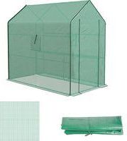 OEM Cubierta De Repuesto Para Invernadero De Jard&iacute;n De 140 X 213 X 190 Cm Con Ventana Y Puerta Con Protecci&oacute;n Uv Para Jard&iacute;n